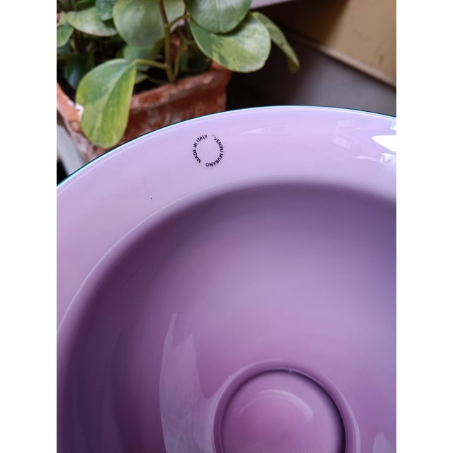Venini Murano Glass Vase by Alessandro Mendini for Venini, 1994 For Sale - Image 4 of 11