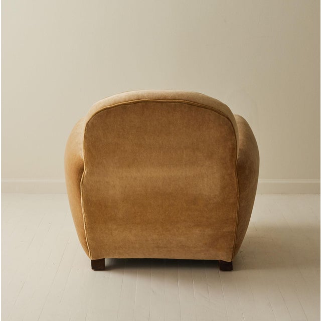 French Ary Deco Club Chairs in Mohair, 1940's, a Pair. For Sale In New York - Image 6 of 10