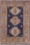 Tribal Kazak Bohemian Blue/Gray Wool Rug - 2'0''x3'0'' For Sale - Image 10 of 10