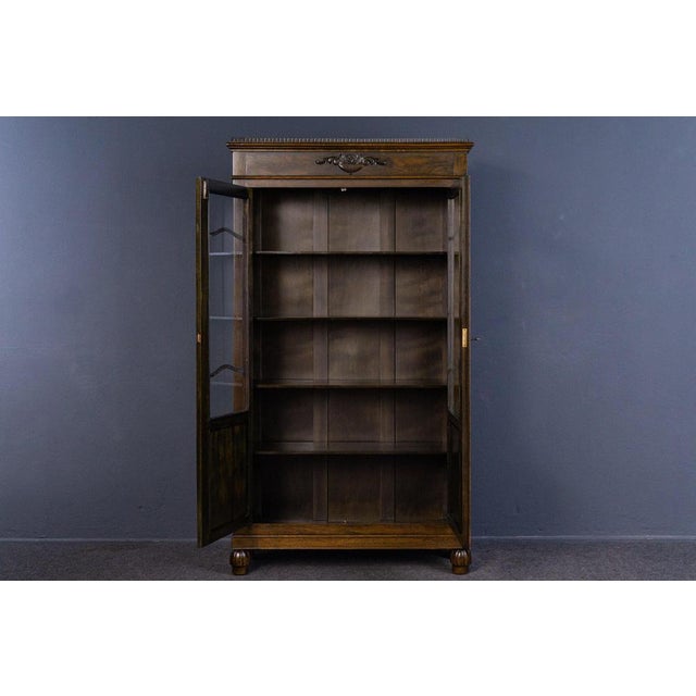 Metal Vintage Bookcase or Showcase For Sale - Image 7 of 18