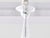 Custom Contemporary Italian 8-Arm Seeded Murano Glass Chandelier With Silver Accents For Sale - Image 10 of 10