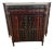 Vintage Bookcase Theme Console Cabinet Two Drawers, Double Door Storage Demilune For Sale