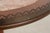 Wood Vintage French Mahogany Pedestal Table W. Inset Marble Top For Sale - Image 7 of 9