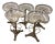 Late 19th Century Baker & Hamilton Cast Iron Bar Stools (Set of 5) For Sale
