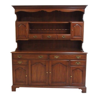 Henkel Harris Wild Black Cherry China Cabinet For Sale