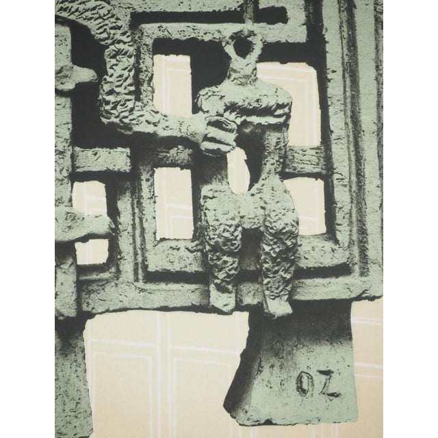 Modern Ossip Zadkine, Construction, Lithograph Poster For Sale - Image 3 of 6