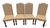 Farmhouse Vintage Traditional Farmhouse Style Upholstered Dining Chairs - Set of 4 For Sale - Image 3 of 12