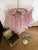 Large Italian Murano Pink Felci Glass Chandelier, 1990s For Sale - Image 14 of 18