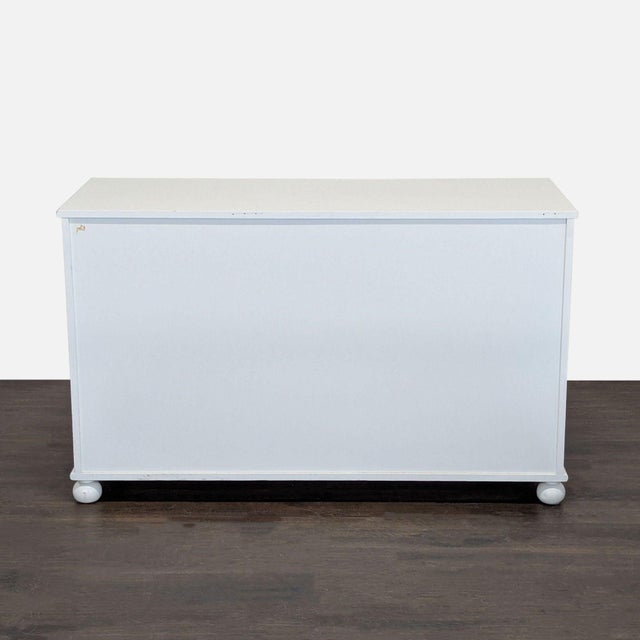 Bellini White Dresser With 3 Drawers and Side Cabinet For Sale In San Francisco - Image 6 of 10