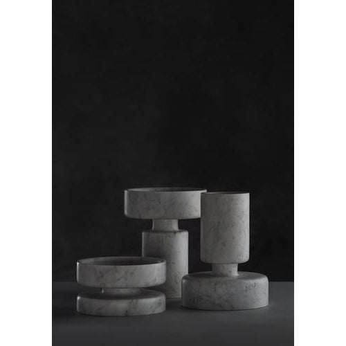 Mid-Century Modern Banswara Marble Vase by Angelo Mangiarotti For Sale - Image 9 of 10