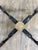 Metal Vintage Hollywood Regency Style Wrought Iron and Glass Center Breakfast Table For Sale - Image 7 of 12