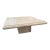 Vintage Italian Travertine Coffee Table by Stone International For Sale
