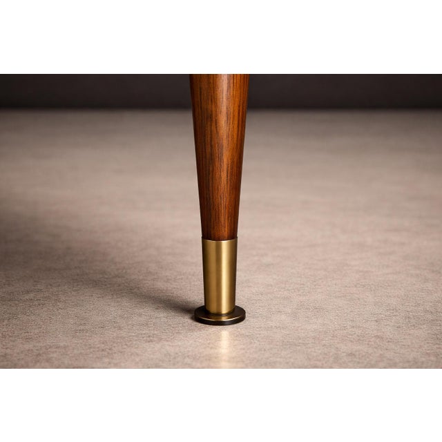 Extendable Brazilian Modern Dining Table in Caviúna Wood by Giuseppe Scapinelli, 1950s For Sale - Image 11 of 12