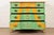 Kindel Furniture Georgian Hand-Painted Block Front Chest of Drawers For Sale In South Bend - Image 6 of 15