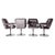Mid-Century Italian Swivel Chairs, Set of 4 For Sale - Image 4 of 18