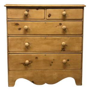 19th Century English Pine Chest of Drawers