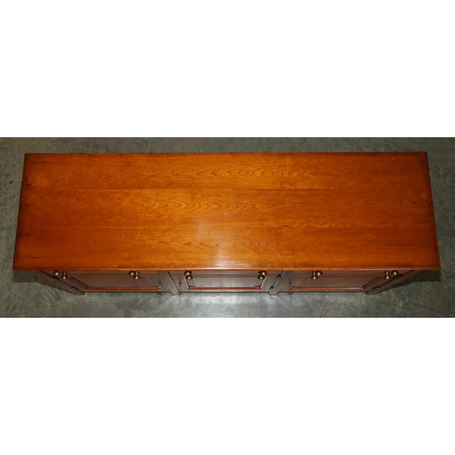 Brown Large Cherrywood Sideboard or Cupboard with 6 Drawers from MultiYork For Sale - Image 8 of 18