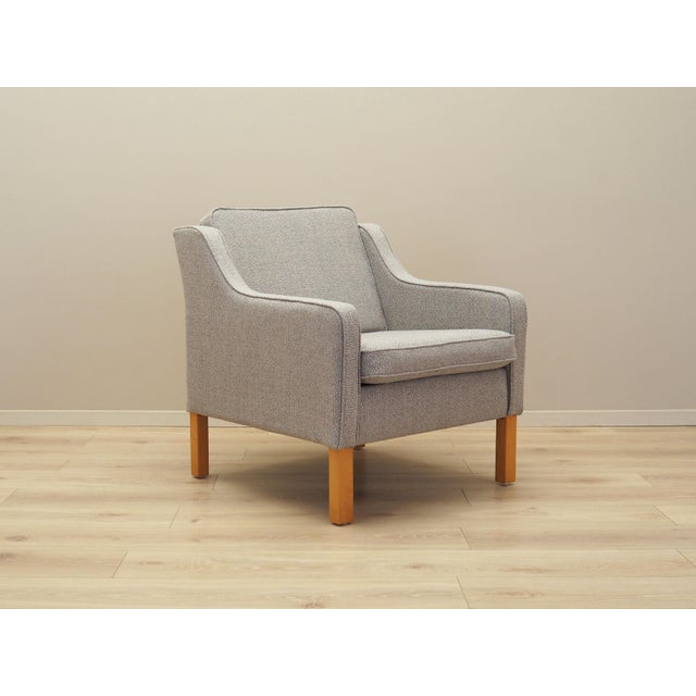 Danish Beech Armchair, 1970s For Sale - Image 11 of 18