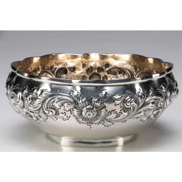 Offered is a late 19th century New York BLACK, STARR & FROST STERLING SILVER CENTERPIECE BOWL. This bowl is approximately...