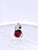 Gemstone Large Oval Ruby Cabochon and Diamond Parrot Ring, Size 6.5 For Sale - Image 7 of 9