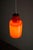 Orange Cased Glass Pendant Light, 1970s For Sale - Image 6 of 10