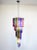 Vintage Italian Multicolored Glass and Metal Mariangela Chandelier, 1983 For Sale - Image 11 of 11
