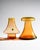 Pair of hand-blown glass vases attributed to cari zalloni for the wmf group, germany, dating from the 1970s. The two...