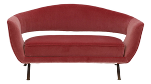 Small Minimalist 2-Seater Sofa by Nello Lenzi, Italy, 1954