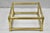 Vintage Mastercraft Hollywood Regency Square Brass Coffee Table Base Only For Sale - Image 16 of 16