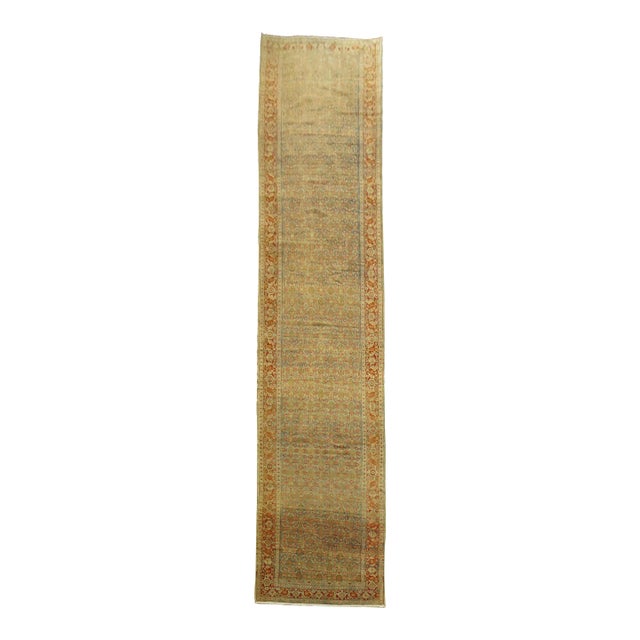 Fine Antique Persian Senneh Long Runner For Sale