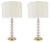 Lamps in Crystal & Brass, Set of 2 For Sale