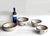 Ceramic Vintage Set of Tonala El Palomar Blue Serving Bowls by Ken Edwards Pottery, 4 Pieces For Sale - Image 7 of 17