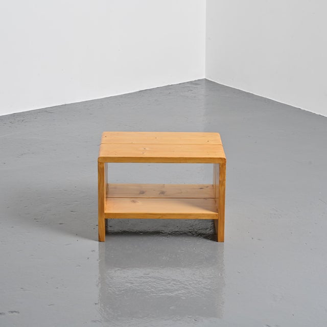 Pine Side Table from Les Arcs, France, 1970 For Sale - Image 3 of 11