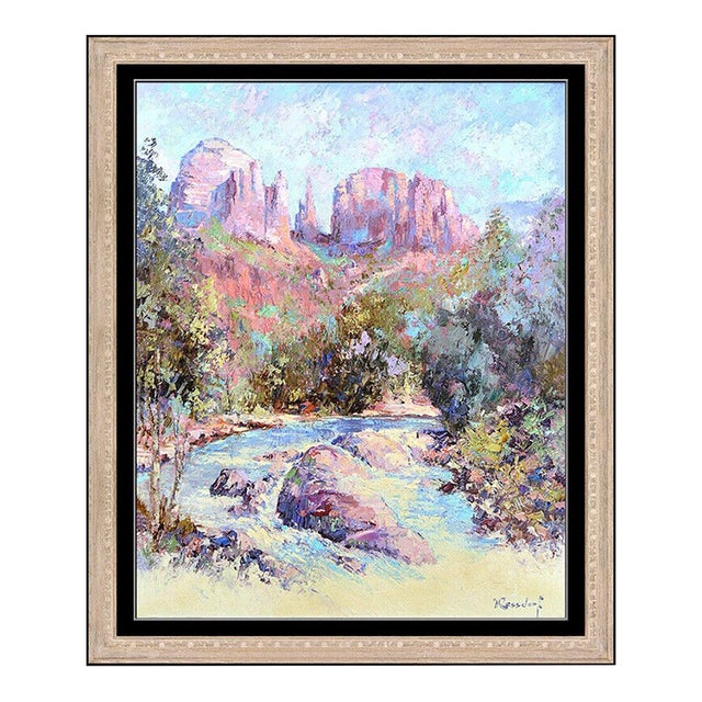 Late 20th Century The Crimson Valley, Hans Ressdorf For Sale