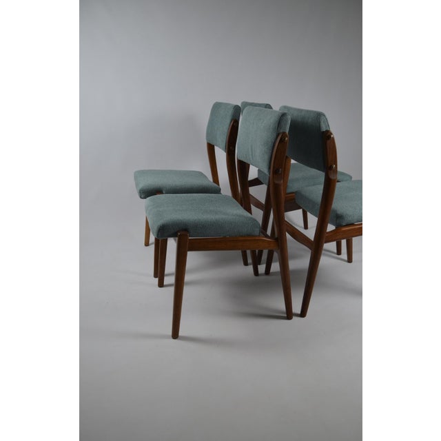 Mid-Century Teak Chairs, Set of 4 For Sale - Image 5 of 17