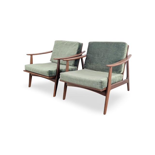 Mid-Century Modern Vintage Danish Easy Chair in Teak For Sale - Image 3 of 10