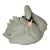 Large Italian Gray Swan Planter Signed For Sale