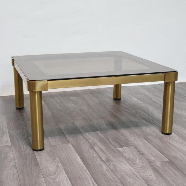 Hollywood Regency Hollywood Regency Brass Coffee Table, 1970s For Sale - Image 3 of 12