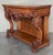 Brown French Biedermeier Mahogany Carved Console Table With Drawer For Sale - Image 8 of 13