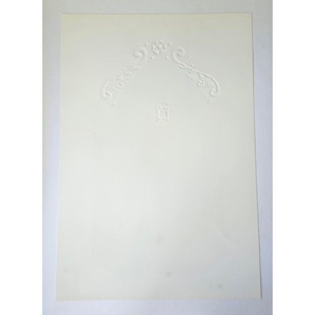 Blue Amram Ebgi Hand Signed Limited Edition Lithograph:"Yeshiva in Jerusalem", 93/300 For Sale - Image 8 of 9