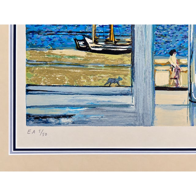 1980s Michel-Henry “Delphiniums” Artist’s Proof Serigraph e.a. 5/50 For Sale - Image 17 of 18