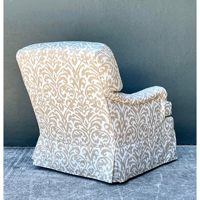 Vintage Fleur De Lys Lounge Chair For Sale In West Palm - Image 6 of 12