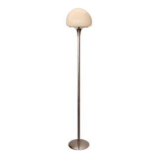 Goffredo Reggiani Chrome & Glass Floorlamp For Sale