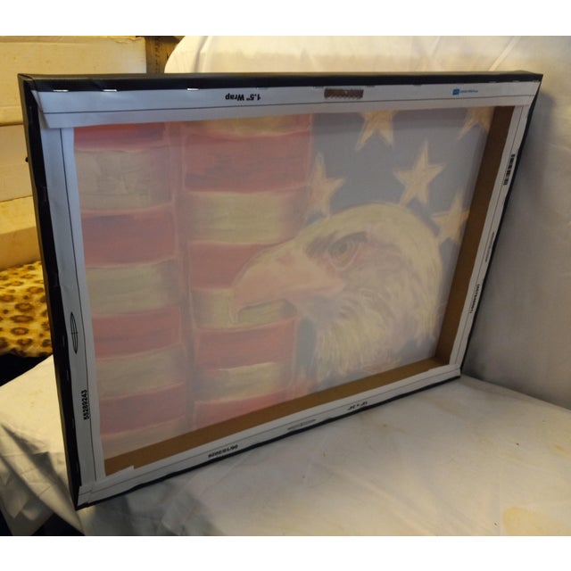 American Stars & Stripes Forever! Oil Painting For Sale - Image 3 of 5