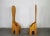 Poltronova Fratina High Chairs in Pine by Mario Ceroli for Poltronova, 1972, Set of 8 For Sale - Image 4 of 8
