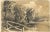 An original early 19th-century watercolour painting, William Burgess of Dover, Riverside Study.An accomplished sketch in...