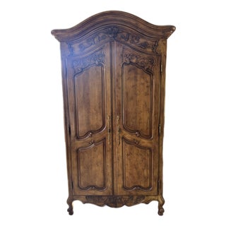 Henredon Late 20th Century French Media Armoire For Sale