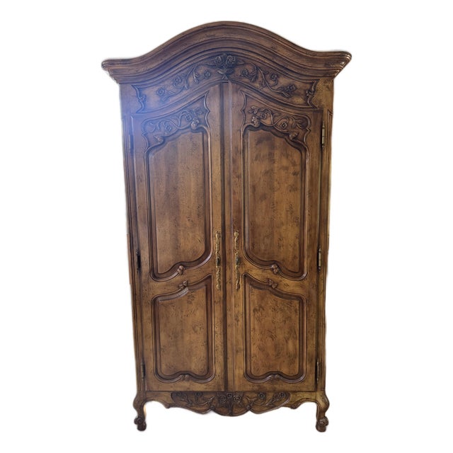 Henredon Late 20th Century French Media Armoire For Sale