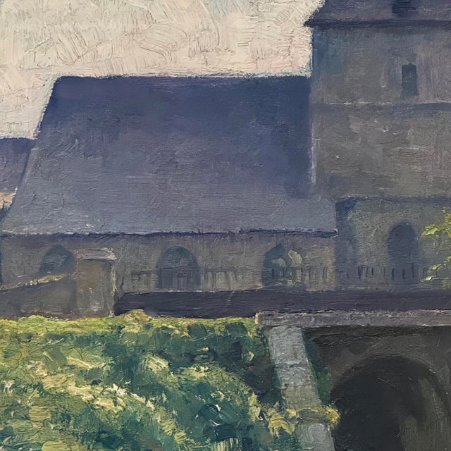 Framed Oil Painting on Canvas by Eugene Colignon (1876-1961) For Sale - Image 11 of 16