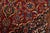 1990s Kashan Rug 4’7” X 7’1” Red Wool Vintage Traditional Hand-Knotted Carpet For Sale - Image 5 of 13